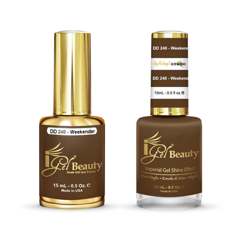 iGel Nail Lacquer + Gel Polish Match, DD248, 0.5oz