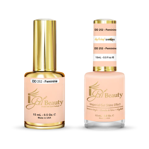 iGel Nail Lacquer + Gel Polish Match, DD252, 0.5oz