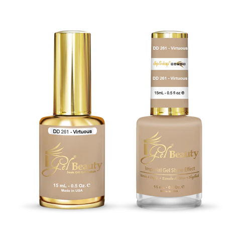 iGel Nail Lacquer + Gel Polish Match, DD261, 0.5oz