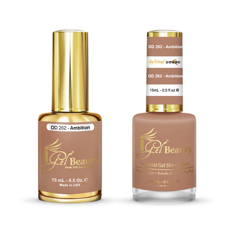 iGel Nail Lacquer + Gel Polish Match, DD262, 0.5oz