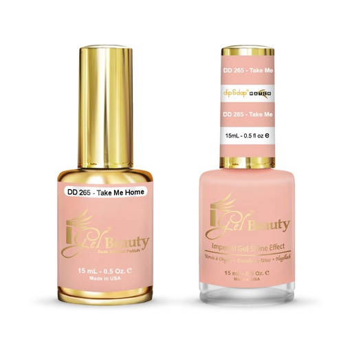 iGel Nail Lacquer + Gel Polish Match, DD265, 0.5oz