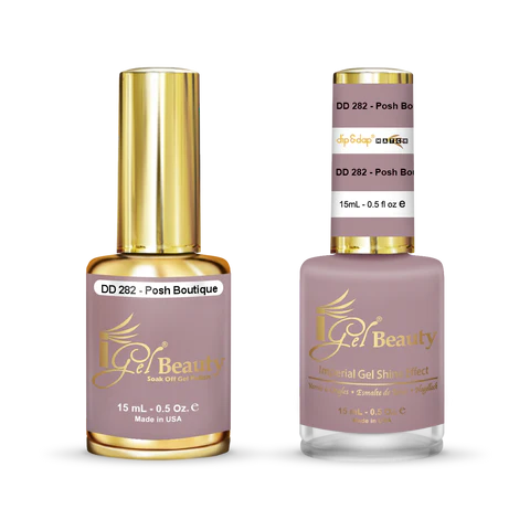 iGel Nail Lacquer + Gel Polish Match, DD282, 0.5oz OK1019MD