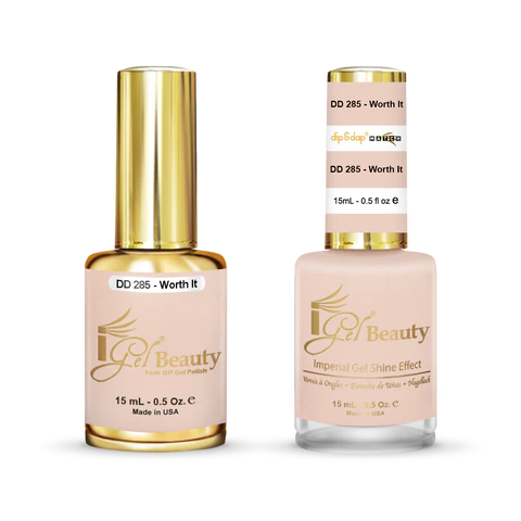 iGel Nail Lacquer + Gel Polish Match, DD285, 0.5oz OK1019MD