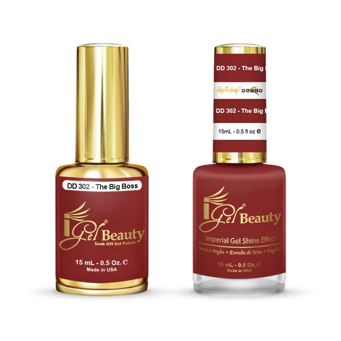 iGel Nail Lacquer + Gel Polish Match, DD302, 0.5oz OK1019MD