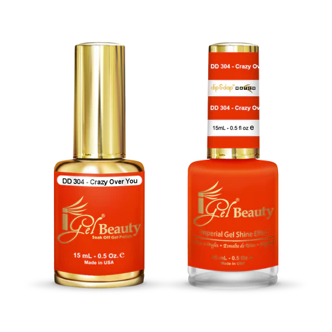 iGel Nail Lacquer + Gel Polish Match, DD304, 0.5oz