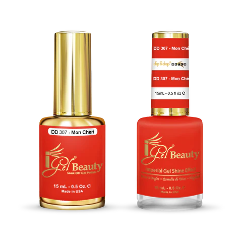 iGel Nail Lacquer + Gel Polish Match, DD307, 0.5oz