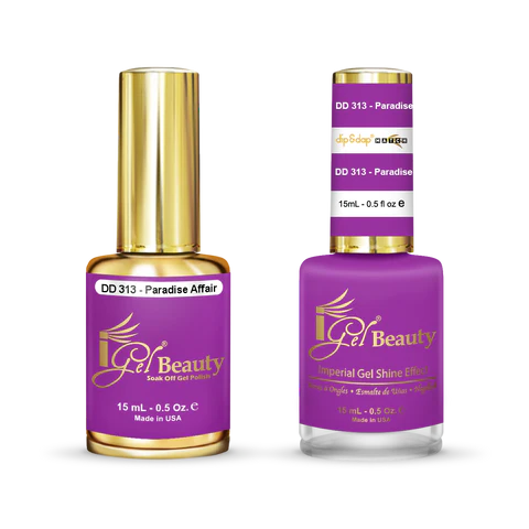 iGel Nail Lacquer + Gel Polish Match, DD313, 0.5oz