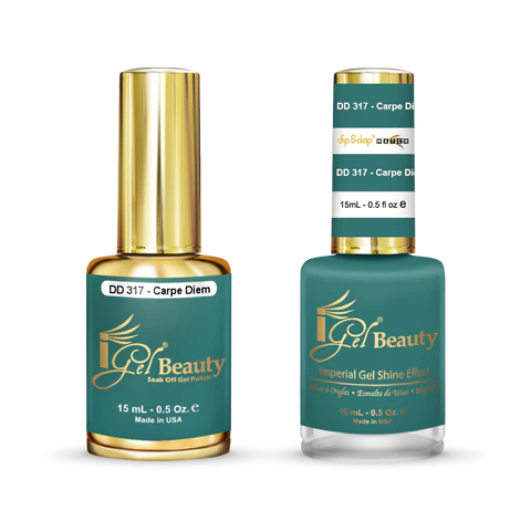 iGel Nail Lacquer + Gel Polish Match, DD317, 0.5oz