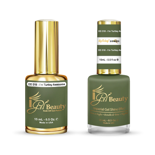iGel Nail Lacquer + Gel Polish Match, DD318, 0.5oz