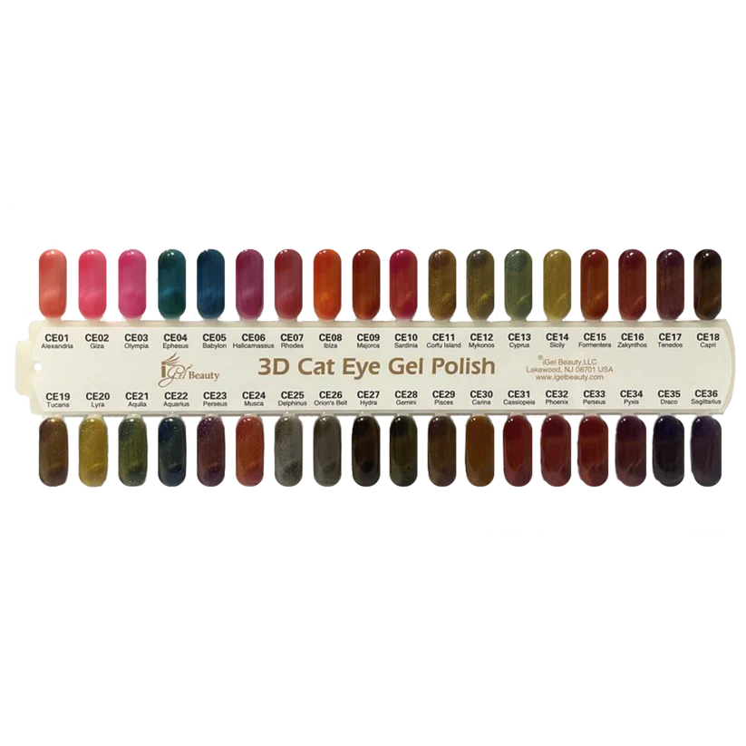 iGel 3D Cat Eye Gel Collection, Sample Tips 000