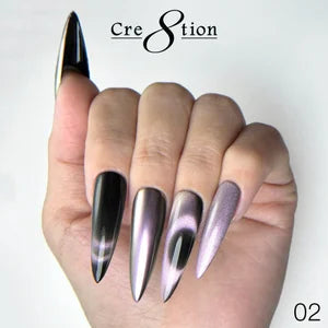 Cre8tion Nail Art Effect 1g - Cat Eye CHROME (10 Colors) Collection - 002