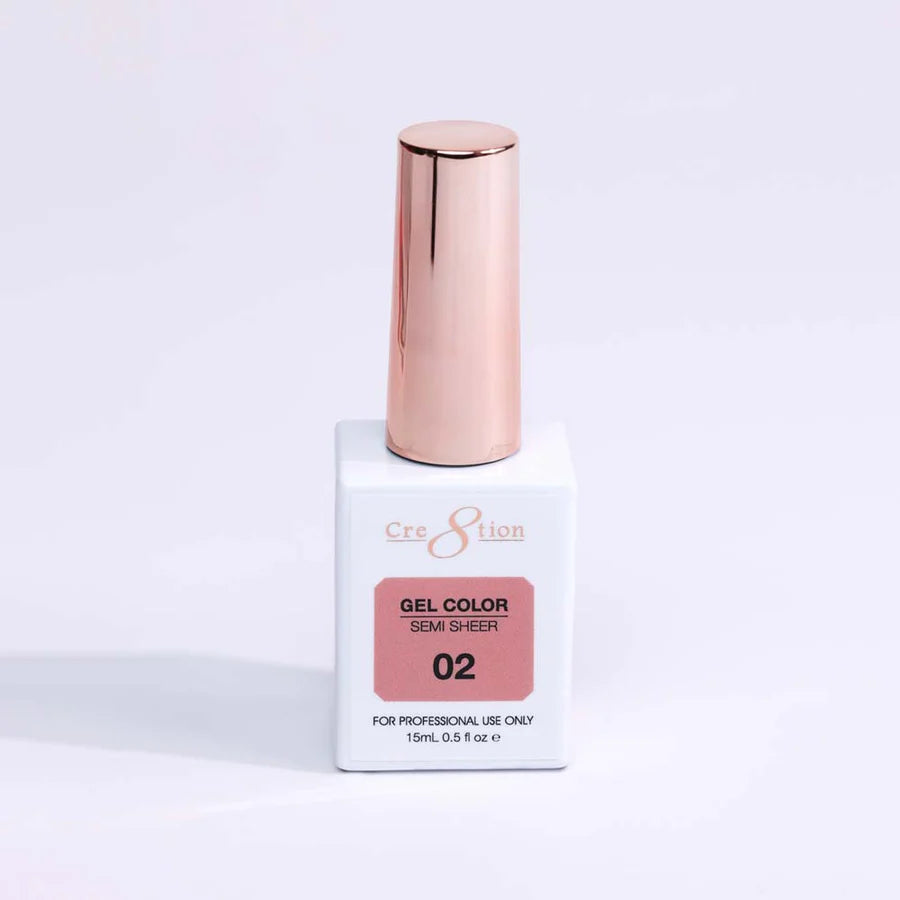Cre8tion Gel 0.5oz - HEMA Free SEMI-SHEER Collection - 002