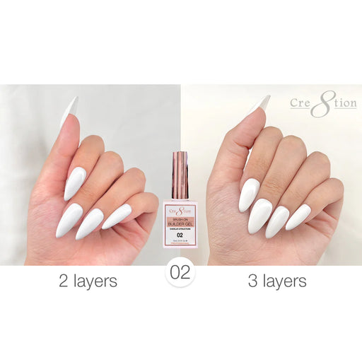 Cre8tion Gel - OVERLAY/BRUSH ON BUILDER 0.5oz, #002