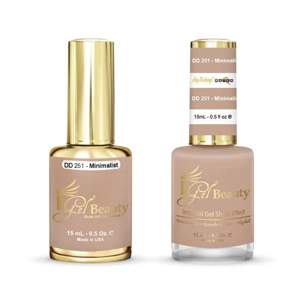 iGel Nail Lacquer + Gel Polish Match, DD251, 0.5oz