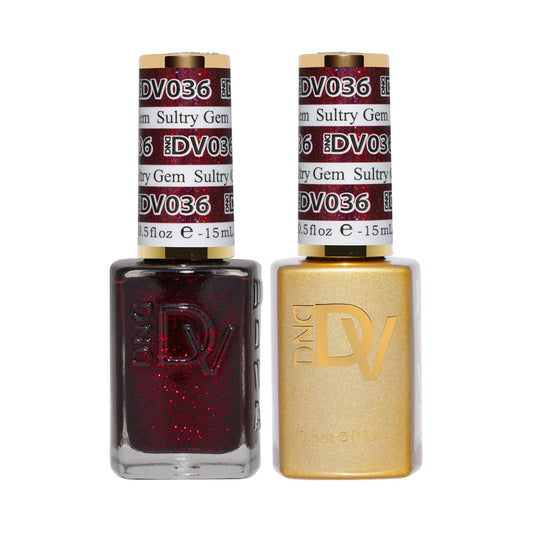 DND Nail Lacquer And Gel Polish, Diva Collection, 036, Sultry Gem, 0.5oz