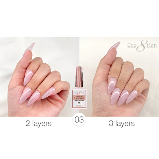 Cre8tion Gel - OVERLAY/BRUSH ON BUILDER 0.5oz, #003