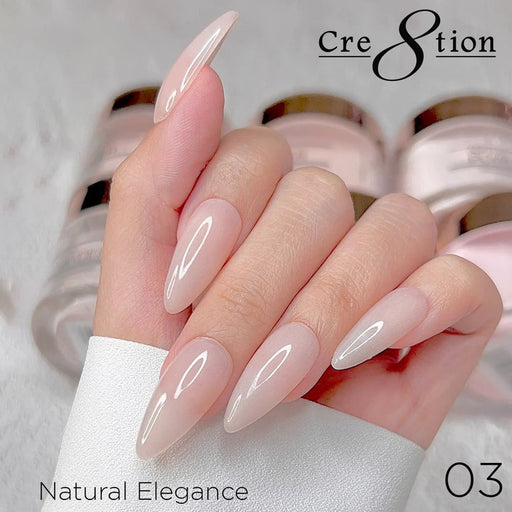 Cre8tion Acrylic Powder, Natural Elegance Collection, 03, 1.7oz