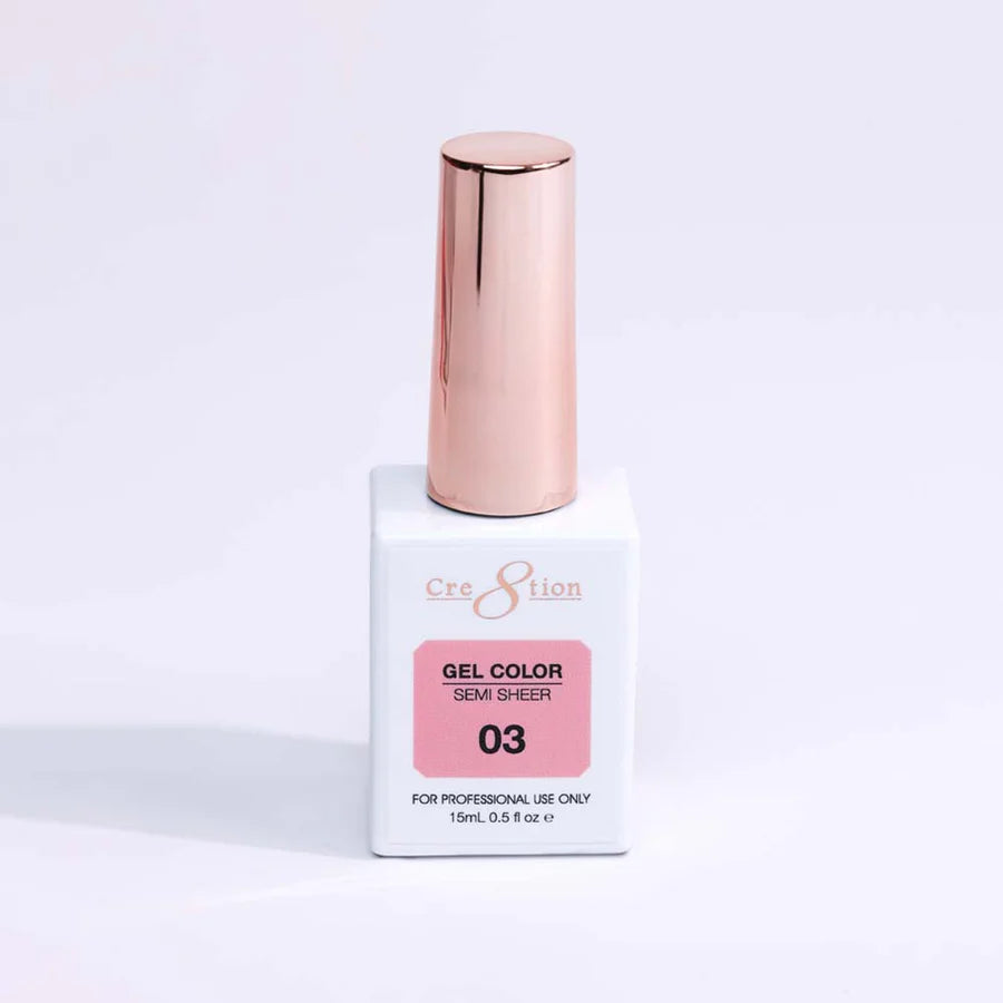 Cre8tion Gel 0.5oz - HEMA Free SEMI-SHEER Collection - 003