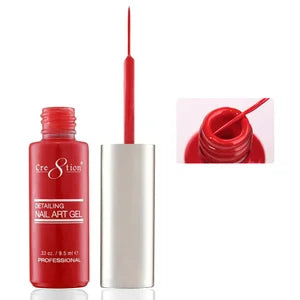 Cre8tion Detailing Nail Art Gel, 03, Red, 0.33oz KK1025