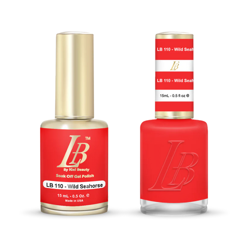 iGel Nail Lacquer & Gel Polish, LB Professional Collection, LB110, Wild Seahorse, 0.5oz