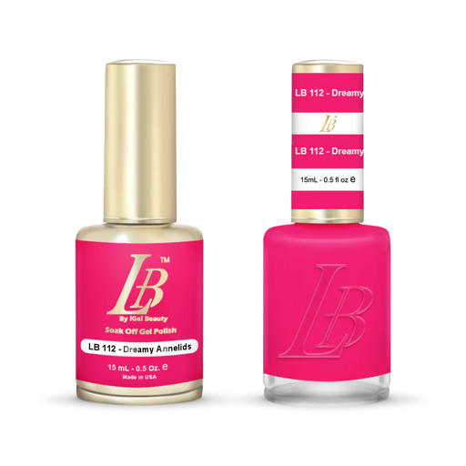 iGel Nail Lacquer & Gel Polish, LB Professional Collection, LB112, Dreamy Annelids, 0.5oz
