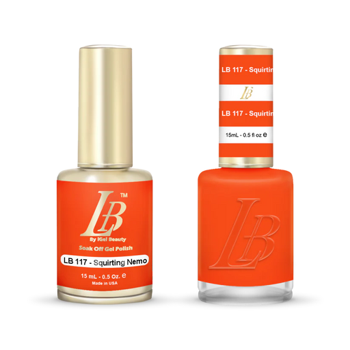 iGel Nail Lacquer & Gel Polish, LB Professional Collection, LB117, Squirting Nemo, 0.5oz