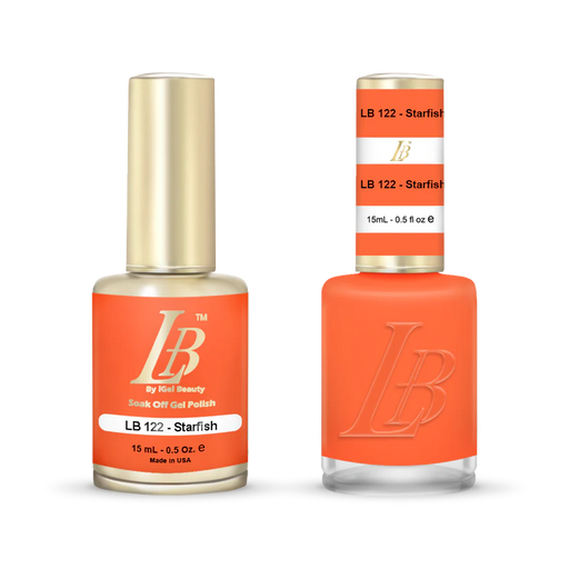 iGel Nail Lacquer & Gel Polish, LB Professional Collection, LB122, Starfish, 0.5oz