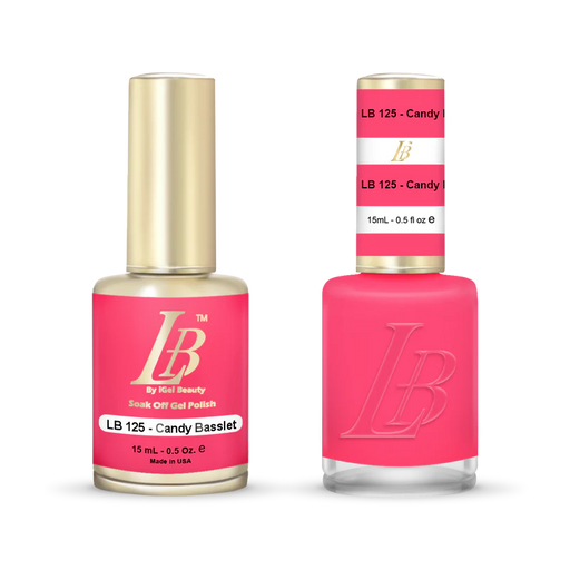 iGel Nail Lacquer & Gel Polish, LB Professional Collection, LB125, Candy Basslet, 0.5oz