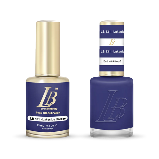 iGel Nail Lacquer & Gel Polish, LB Professional Collection, LB131, Lakeside Breeze, 0.5oz