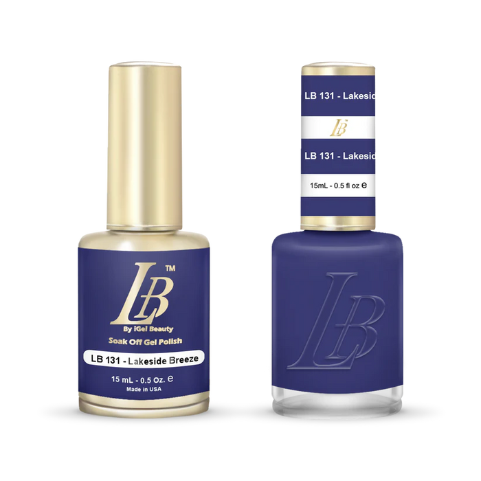 iGel Nail Lacquer & Gel Polish, LB Professional Collection, LB131, Lakeside Breeze, 0.5oz