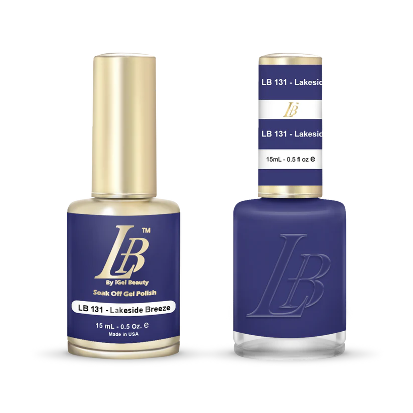 iGel Nail Lacquer & Gel Polish, LB Professional Collection, LB131, Lakeside Breeze, 0.5oz