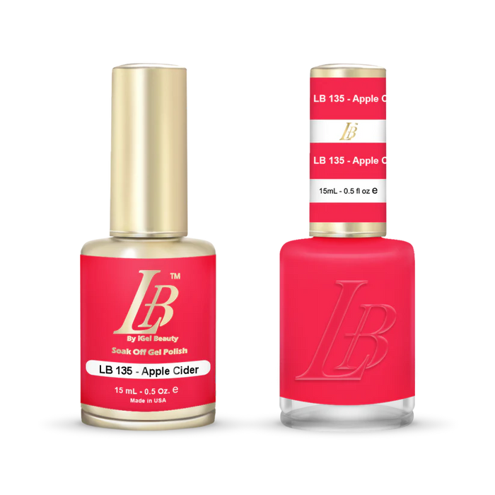 iGel Nail Lacquer & Gel Polish, LB Professional Collection, LB135, Apple Cider, 0.5oz