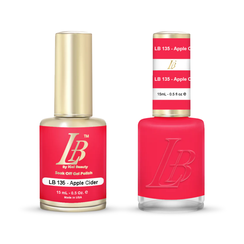 iGel Nail Lacquer & Gel Polish, LB Professional Collection, LB135, Apple Cider, 0.5oz