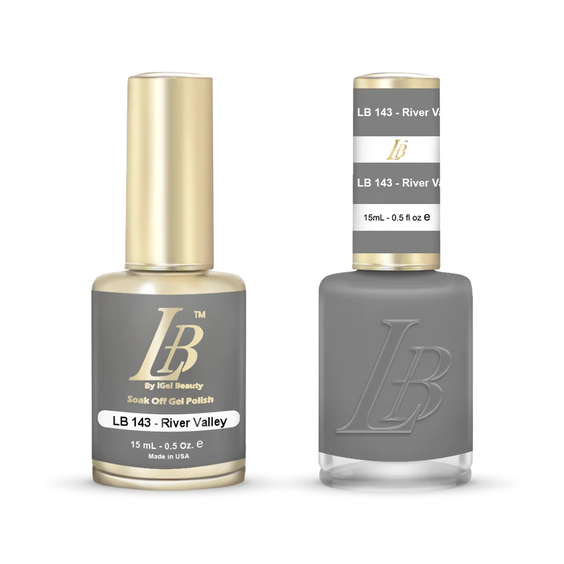 iGel Nail Lacquer & Gel Polish, LB Professional Collection, LB143, River Valley, 0.5oz