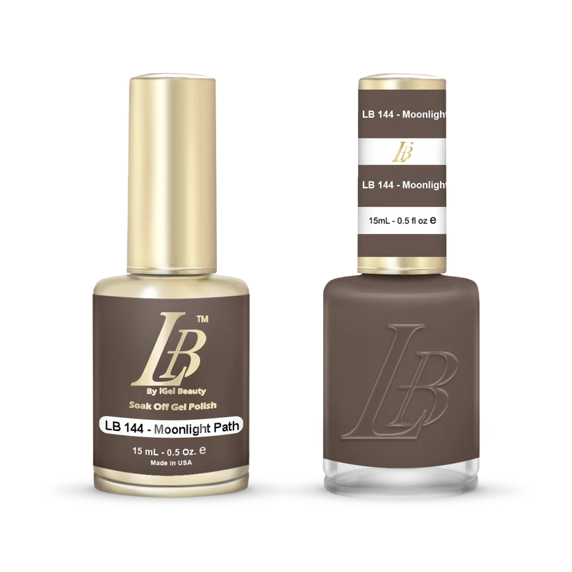 iGel Nail Lacquer & Gel Polish, LB Professional Collection, LB144, Moonlight Path, 0.5oz