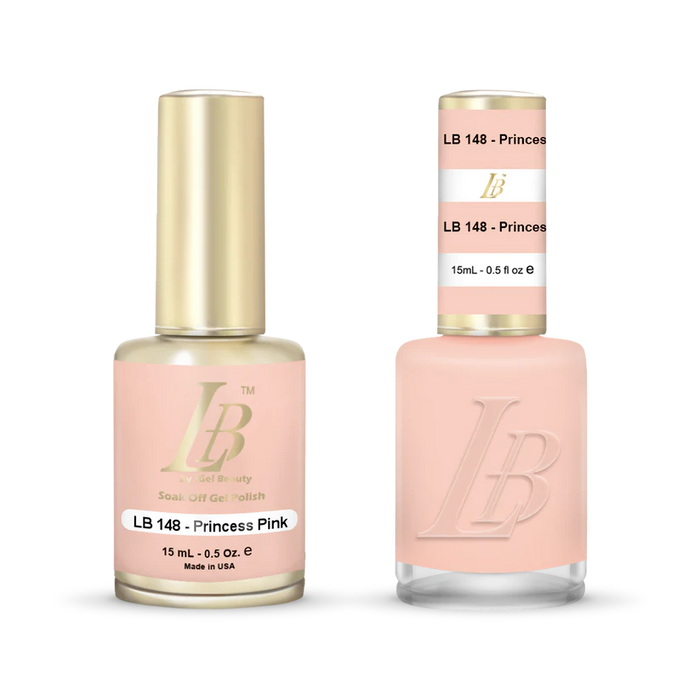 iGel Nail Lacquer & Gel Polish, LB PROFESSIONAL Collection, LB148, Princess Pink, 0.5oz