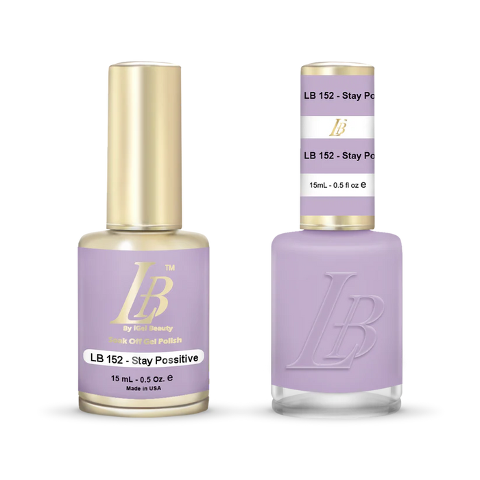 iGel Nail Lacquer & Gel Polish, LB Professional Collection, LB152, Stay Possitive, 0.5oz