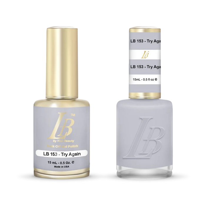 iGel Nail Lacquer & Gel Polish, LB Professional Collection, LB153, Try Again, 0.5oz