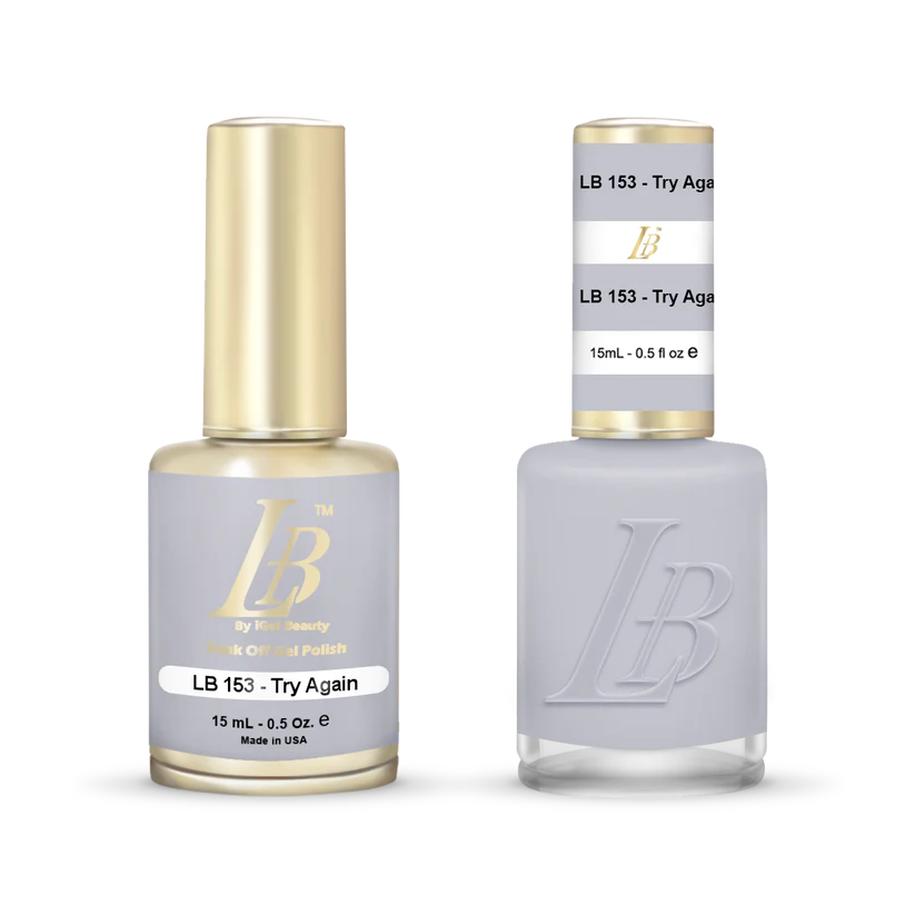 iGel Nail Lacquer & Gel Polish, LB Professional Collection, LB153, Try Again, 0.5oz
