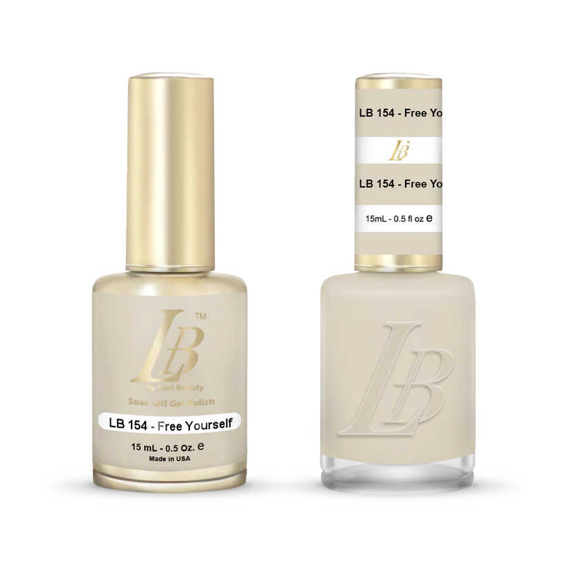 iGel Nail Lacquer & Gel Polish, LB Professional Collection, LB154, Free Yourself, 0.5oz