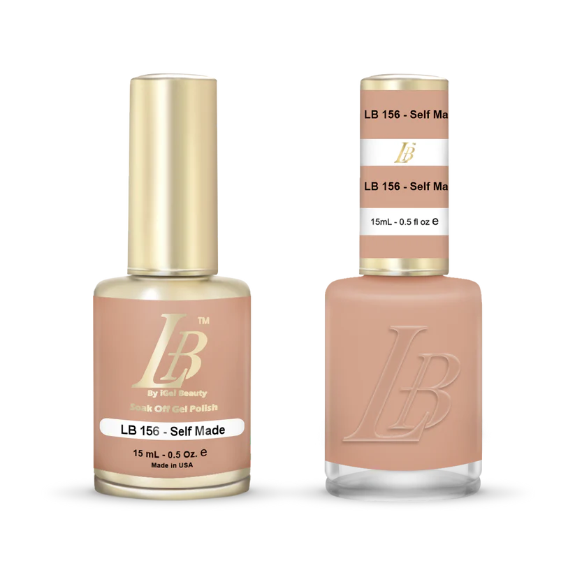 iGel Nail Lacquer & Gel Polish, LB Professional Collection, LB156, Self Made, 0.5oz