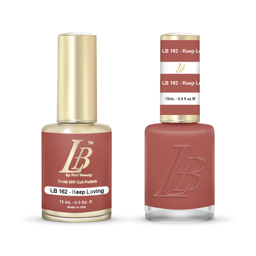 iGel Nail Lacquer & Gel Polish, LB Professional Collection, LB162, Keep Loving, 0.5oz