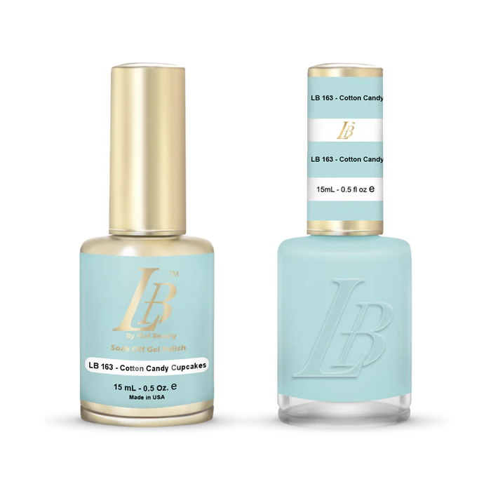 iGel Nail Lacquer & Gel Polish, LB Professional Collection, LB163, Cotton Candy Cupcakes, 0.5oz