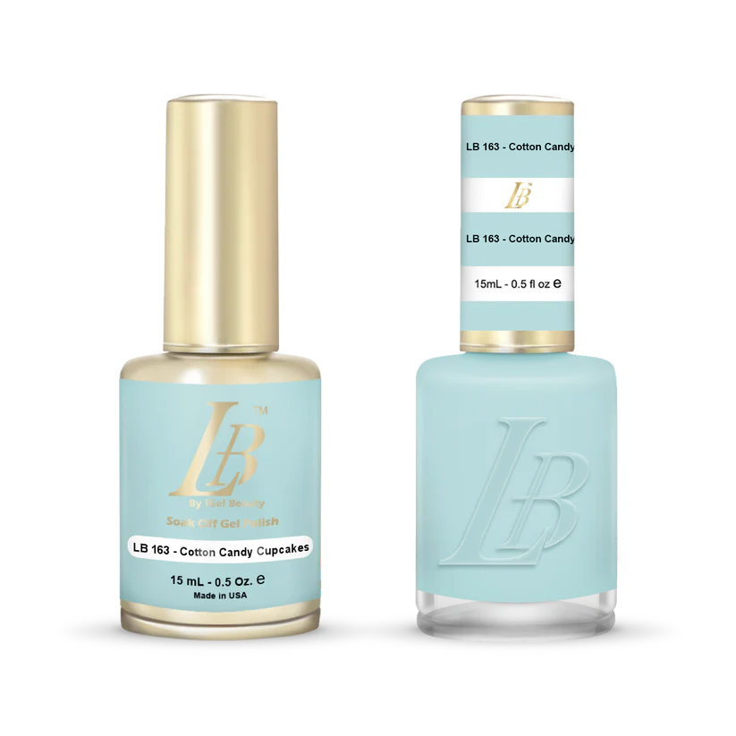iGel Nail Lacquer & Gel Polish, LB Professional Collection, LB163, Cotton Candy Cupcakes, 0.5oz
