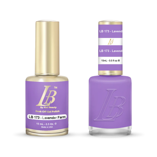 iGel Nail Lacquer & Gel Polish, LB Professional Collection, LB173, Lavender Farm, 0.5oz