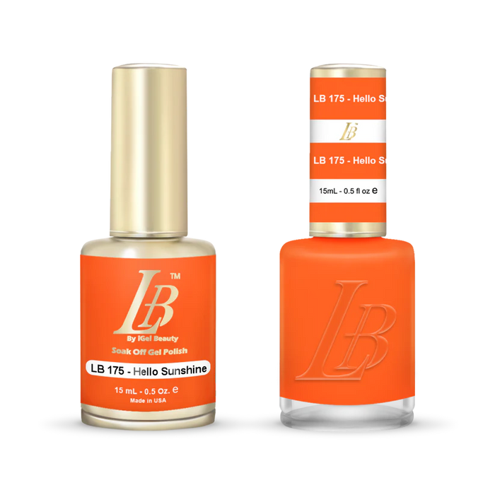 iGel Nail Lacquer & Gel Polish, LB Professional Collection, LB175, Hello Sunshine, 0.5oz