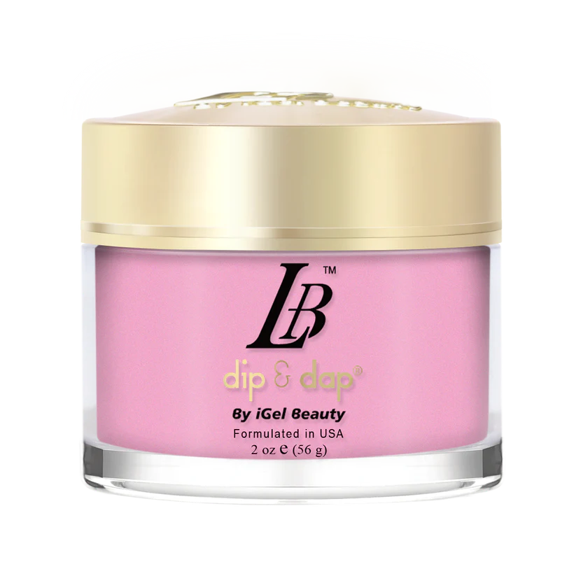 iGel Acrylic/Dipping Powder, LB PROFESSIONAL Collection, LB060, Pink B4 U Speak, 2oz