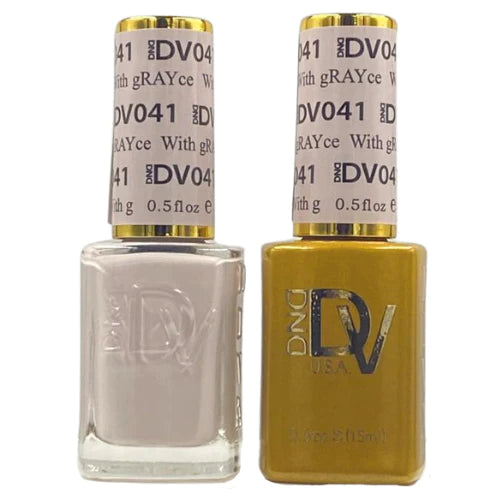 DND Nail Lacquer And Gel Polish, Diva Collection, 041, With Grayce, 0.5oz