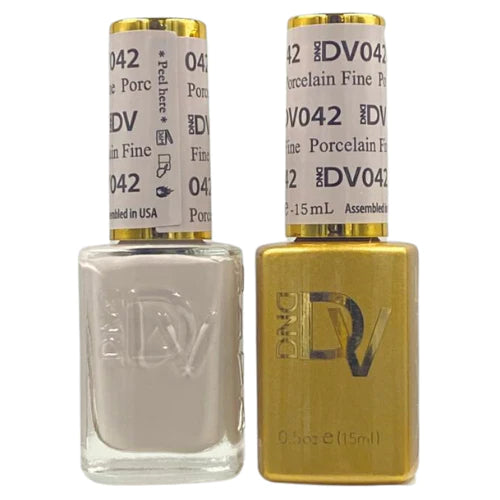 DND Nail Lacquer And Gel Polish, Diva Collection, 042, Porcelain Fine, 0.5oz