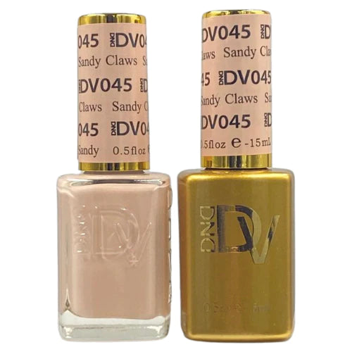 DND Nail Lacquer And Gel Polish, Diva Collection, 045, Sandy Claws, 0.5oz